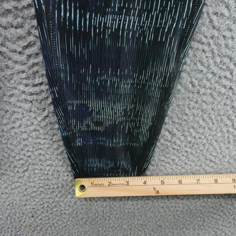 DSG Mens Run Tight XL Teal Black Abstract Print Media Pocket Baselayer NEW - Picture 12 of 15